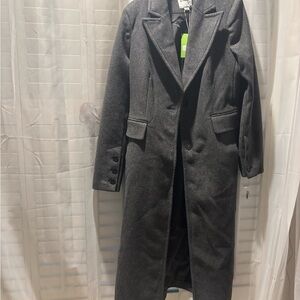 Sam Edelman Charcoal Trench Coat